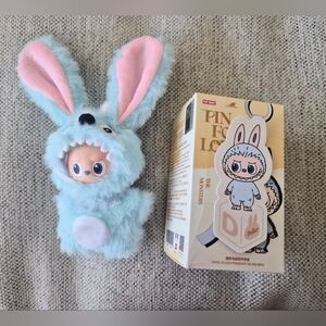 Letter D | Pop Mart Pin For Love Mini Labubu Confirmed Blind Box With Outfit